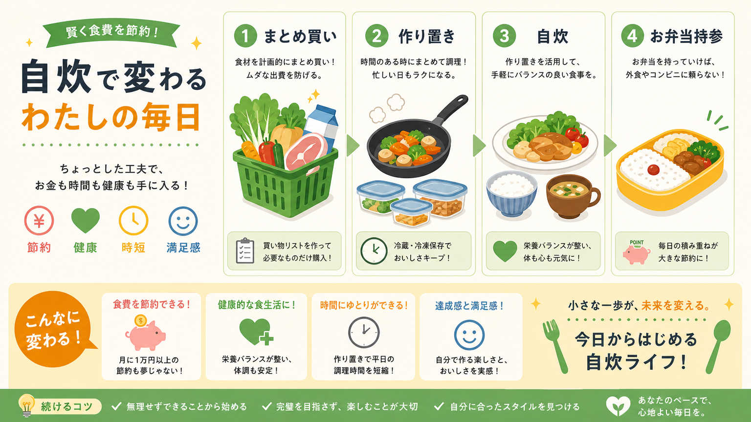 今日からできる学生向け食費節約術の具体例